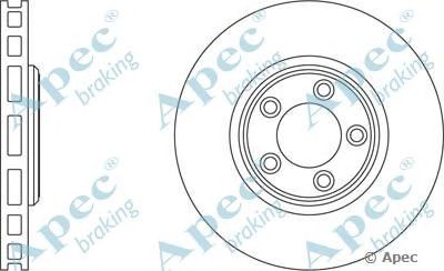 APEC BRAKING dsk976 -  Тормозной диск